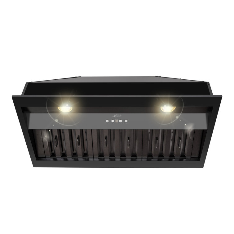 36 inch Range Hood Insert 600 CFM with Baffle Filter and Light Included
