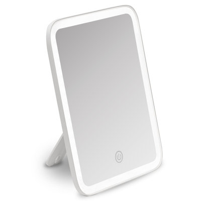 Miroir de maquillage grossissant et biseauté Calfee