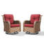 Swivel and sliding wicker patio chairs-2119223131-2119223130