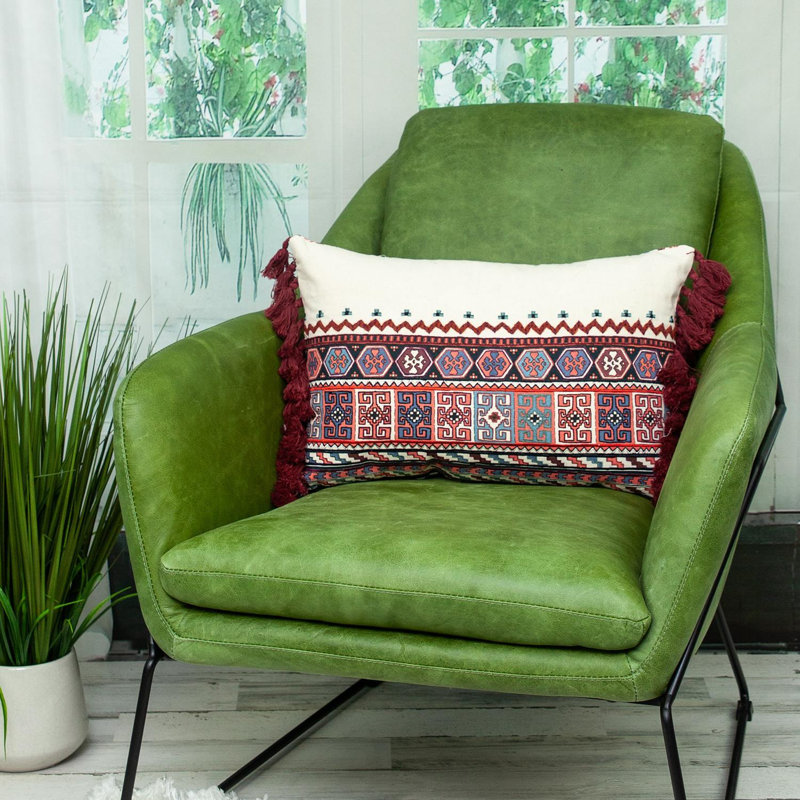 Parkland Collection Blossy Transitional Beige Throw Pillow