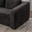 Canapé-lit escamotable pliable 71 po 2-en-1 avec accoudoirs et coussins de dossier, canapé-lit convertible en chenille désossée avec matelas en nuage, canapé-lit pour salon, chambre d'amis, dortoir, gris-981511200