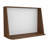 41" Brown Wall Mounted Floating Desk-757644720