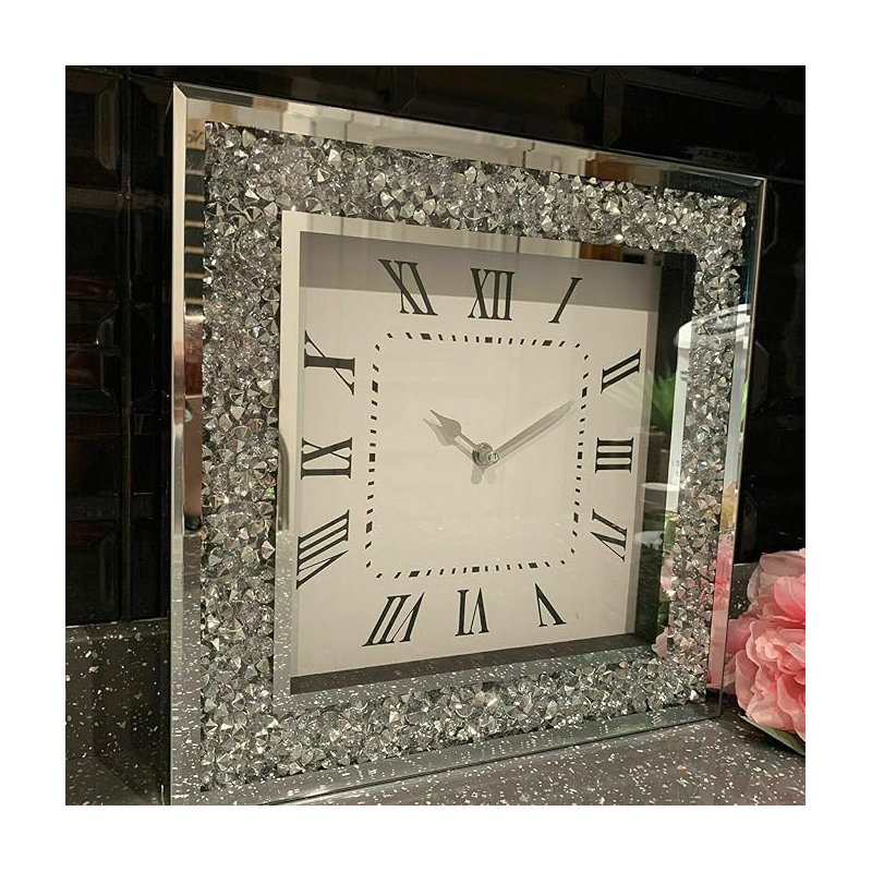 Glass Wall Clock