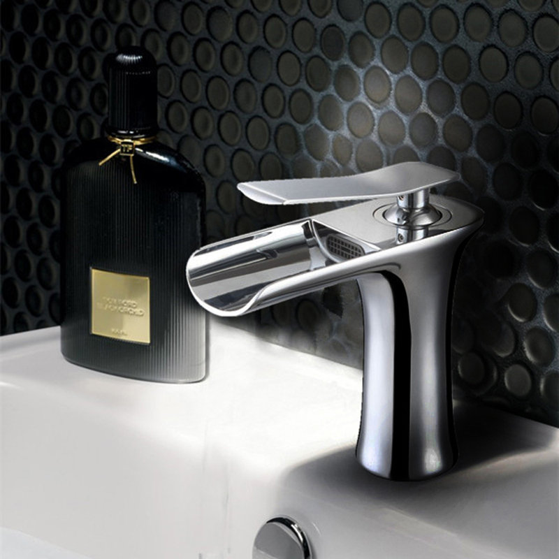Single-handle Bathroom Faucet, Chrome