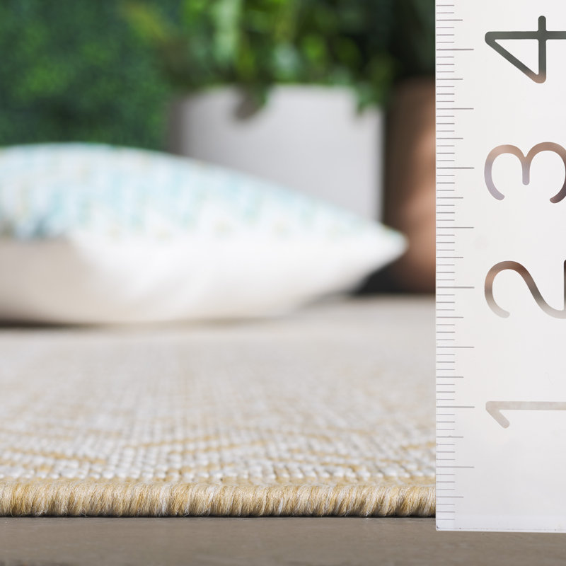 Terrace 800 Geometric Indoor/Outdoor Rug, Square 6'7"