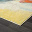 Tapis abstrait COLORWRKS Ivoire / bleu / jaune / rouille-1503210383