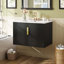 Meuble-lavabo 30 po avec lavabo en céramique rétro-1943438104