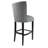 Upholstered Counter Stool with Solid Wood Frame-22857584