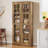 71" Storage Cabinet With Door & Adjustable Shelves-1806066445