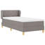 Box Spring Bed With Mattress - Fabric-213748459-213748461