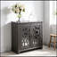 Armoire décorative avec 2 portes en miroir en acrylique-1230755895