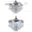 42" Janita 4 - Blade LED Chandelier Ceiling Fan with Remote Control and Light Kit Included