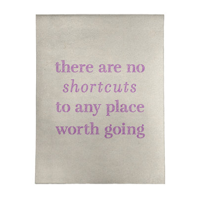 Quotes Chenille Indoor Rug