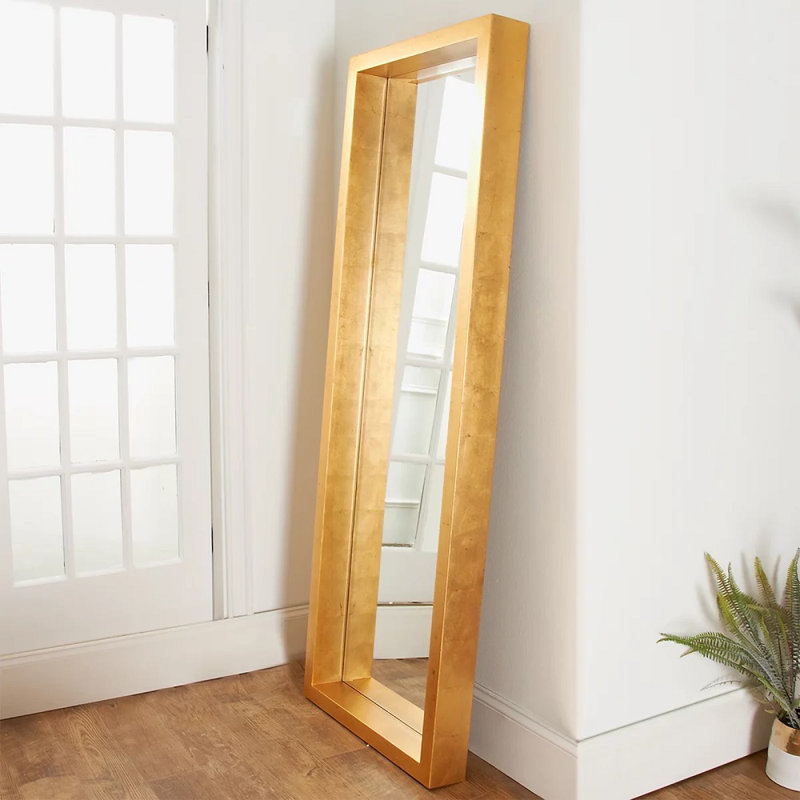 Metal Flat Floor Mirror