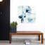 «Echo In Blue I», art mural contemporain abstrait-1399268888