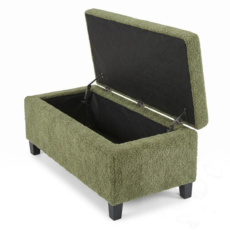 Banc de rangement avec couvercle rabattable