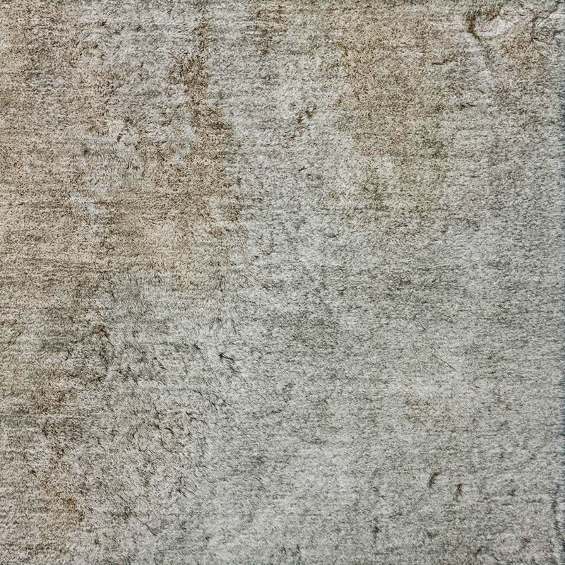 Tapis à poil long de qualité supérieure lavable à la machine ADS562, Gris, 2 pi 6 po x 3 pi 10 po