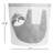 3 Sprouts - Canvas Storage Bin - Laundry and Toy Basket for Baby and Kids - Sloth