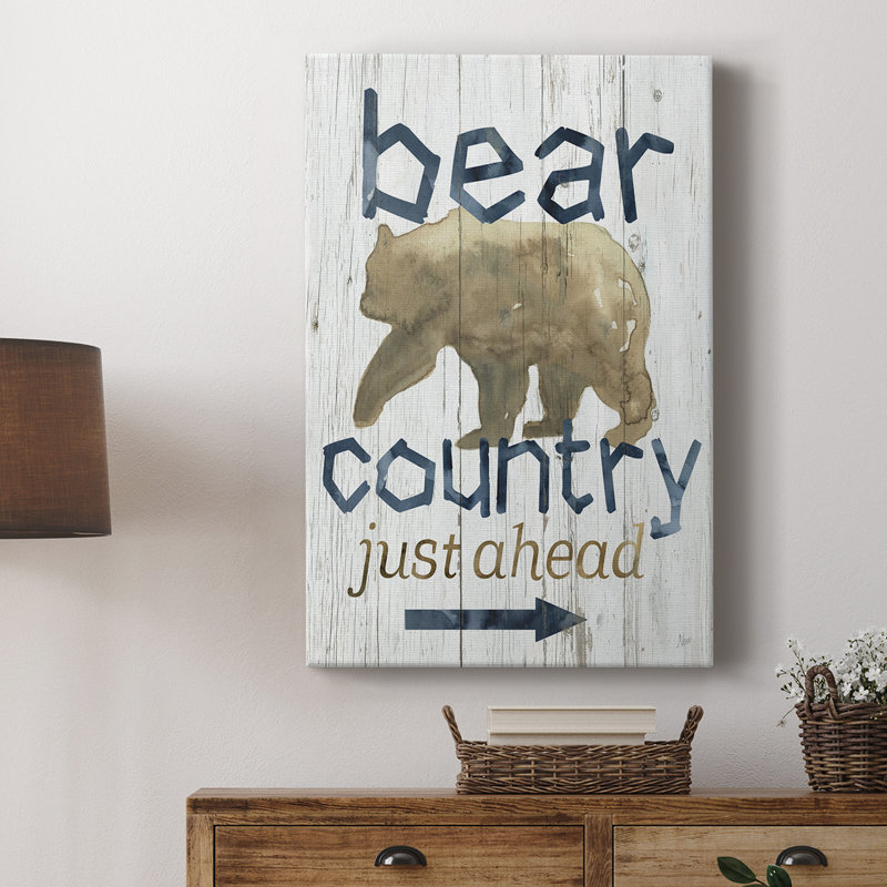 Bear Country -Custom Wrapped Gallery Cavas