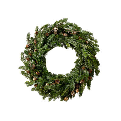 Faux Birch Silk 25'' Wreath
