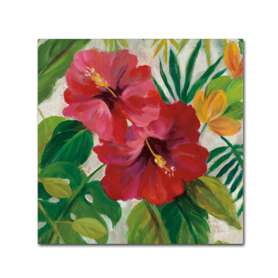 « tropical bijoux i v2 crop », reproduction sur toile tendue