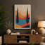 Twin Cypress Landscape Mid-Century 1 Piece Wrapped Canvas Wall Art-1027506113-1027506126