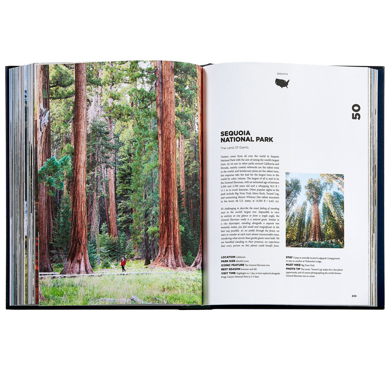 Graphic Image Roaming America Coffee Table Book, Leather, Navy