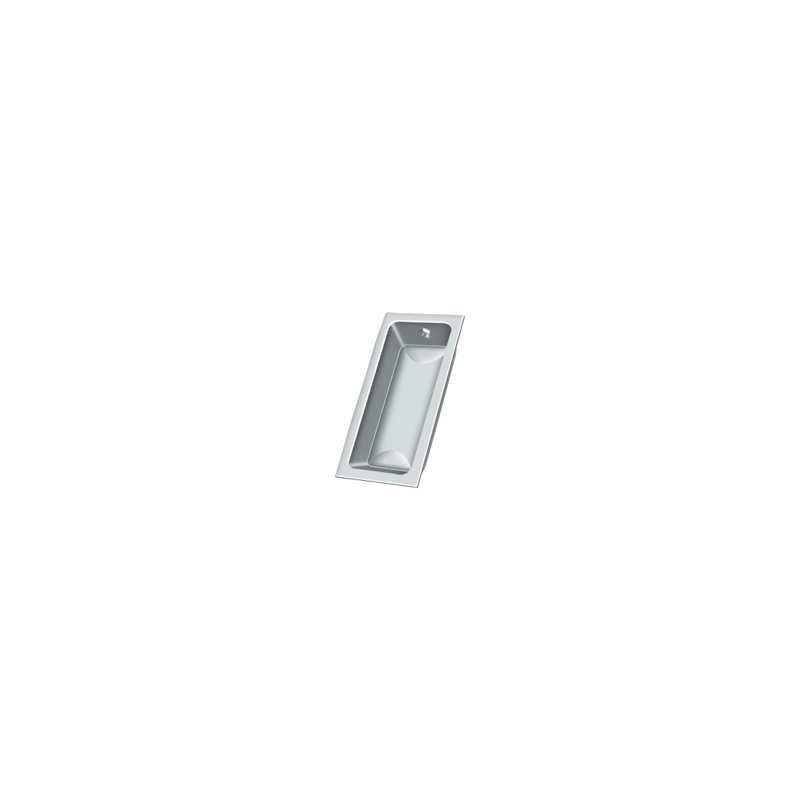Flush Cup / Bin Pull, Polished Chrome