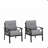 Set Of 2  All-Weather Metal Armchairs-1743548005-1743548002