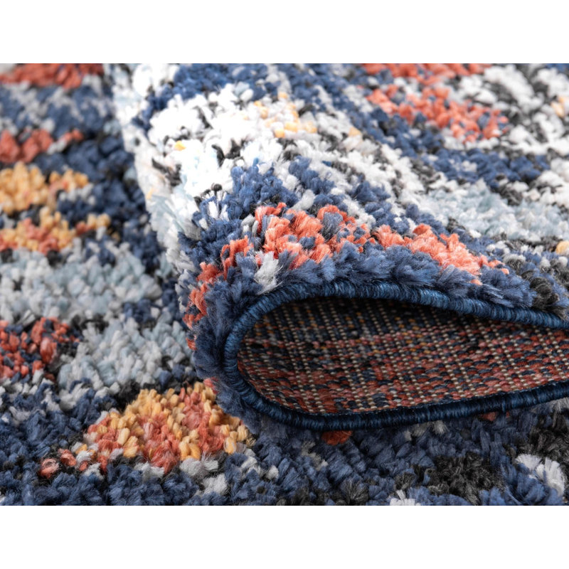 Corayma Navy Blue, Runner 2'7" x 12'
