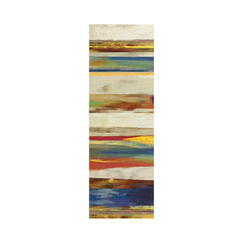Composition II by PI Studio - Wrapped Canvas Panoramic Painting, 30.48 cm H x 91.44 cm W x 1.91 cm D