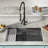 Tourner 32 x 19 Stainless Steel, Single Basin, Undermount Kitchen Workstation Sink-53540372