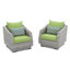 Cannes 6 Piece Love and Club Deep Seating Group with Cushions-1656427713