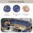 7-Person Sectional Seating Group with Cushions-106473500