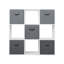 Jane 3x3 Bookcase with 5 Baskets-1170503505