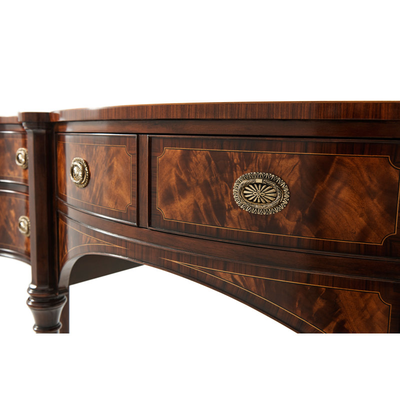 English Cabinet Maker 68'' W Console Table