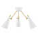 Moxie 3 - Light 18'' Unique/Statement Cone Semi Flush Mount