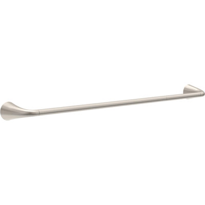 Delta Arvo 18 in. Wall Mount Towel Bar with 6 in. Extender Bath Hardware Accessory in Brushed Nickel