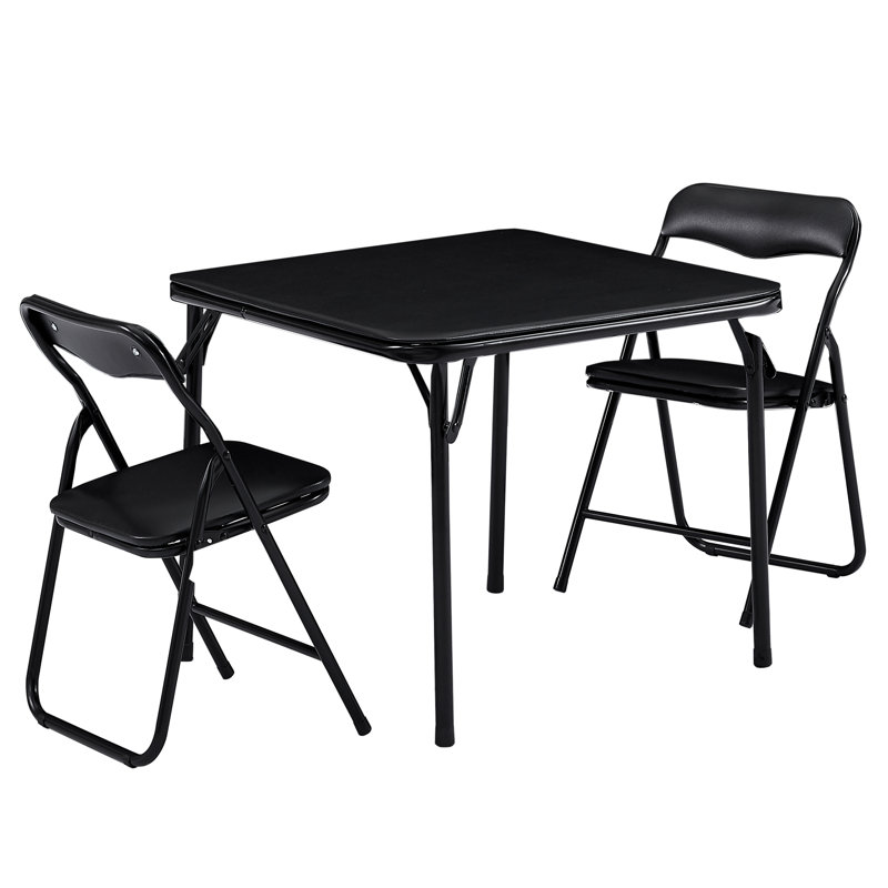 Aerynn Kids 3 Piece Square Play Or Activity Table and Chair Set