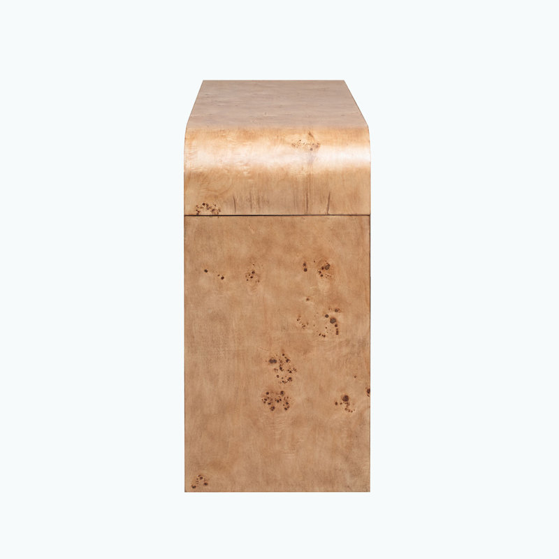 Commode de rangement avec 2 tiroirs, Brun