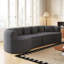 Canapé modulaire incurvé surdimensionné, 106,3 pouces, très grand canapé moderne sans os avec 6 coussins en chenille et mousse à mémoire de forme à assise profonde-743937664