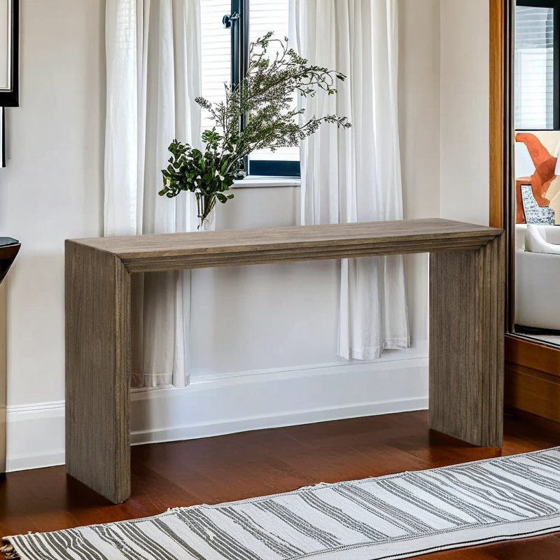 Modern Console Table, Natural