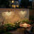Solar Fence Lights Outdoor 4 Pack Solar Step Lights Led Powered Wall Lights Waterproof Warm Yellow Decor For Garden Backyard Front Door
