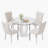 5-Piece Round Pedestal Dining Set-838432731-838432734