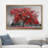 Forest Landscape " Red Tree Against Black And White Background Park "-96384572-96384573