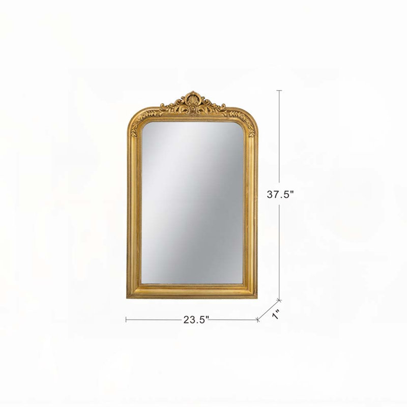 Miroir mural arqué 23,5 x 37,5 po