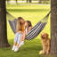 Portable Hanging Hammock Chair, Thick Canvas Swing Bed with Adjustable Hook, 450 Lbs Capacity Indoor Outdoor Hammock for Camping, Beach & Bedroom, Thickened Grass Green-859411937
