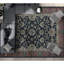 Avalon Wool Oriental Area Rug in Black/Rust