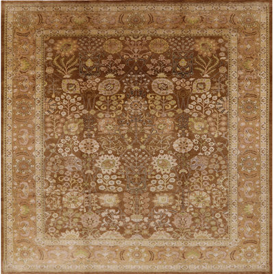 Tapis brun Khoren