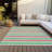 Kinslee Washable Striped Indoor / Outdoor Rug-361495572
